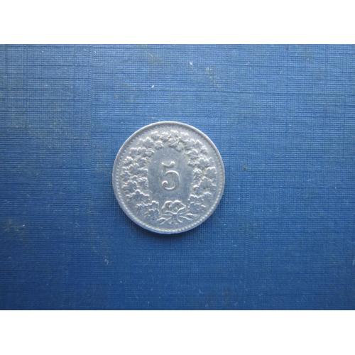 Монета 5 рапен Швейцарія 1944
