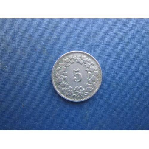 Монета 5 рапен Швейцарія 1948