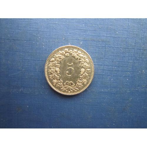 Монета 5 рапен Швейцарія 2002