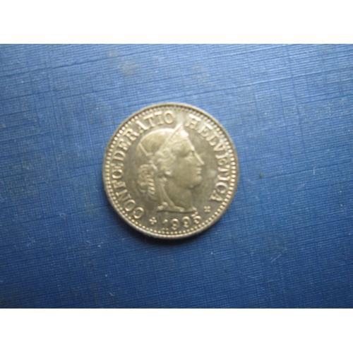 Монета 5 раппен Швейцарія 1995