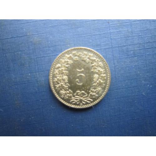 Монета 5 раппен Швейцарія 2005