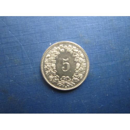 Монета 5 раппен Швейцарія 2012