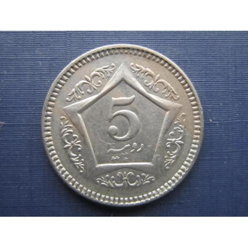 Монета 5 рупий Пакистан 2005