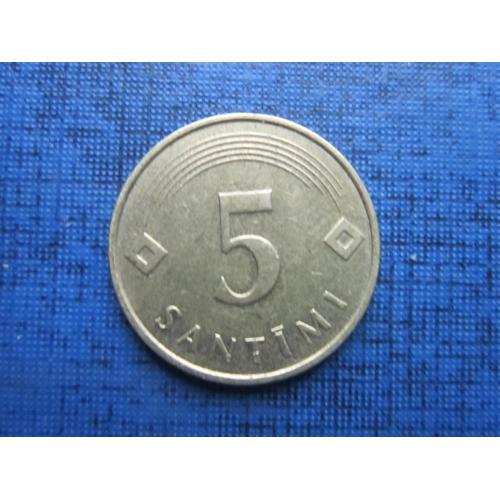 Монета 5 сантим Латвия 1992