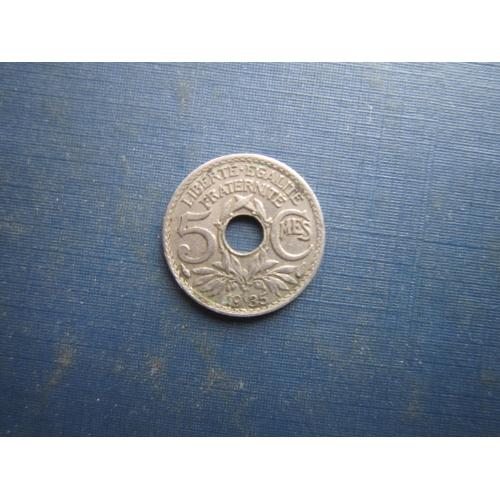 Монета 5 сантимів Франція 1935