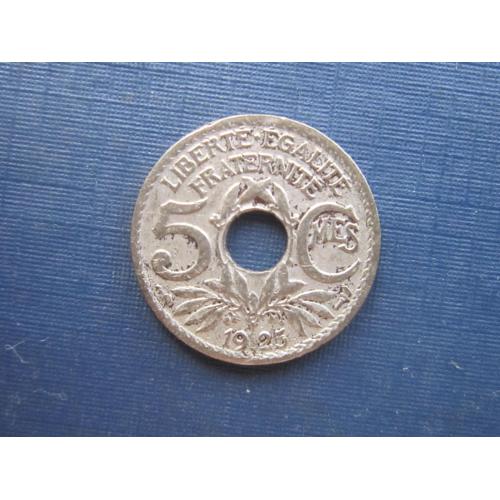 Монета 5 сантимов Франция 1925