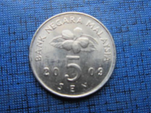 Монета 5 сен Малайзия 2009