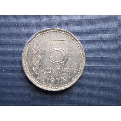 Монета 5 сентаво Аргентина 1973
