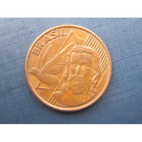 Монета 5 сентаво Бразилия 2003 фауна птица