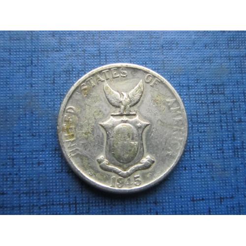 Монета 5 сентаво Филиппины (США) 1945