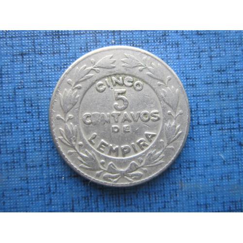 Монета 5 сентаво Гондурас 1972