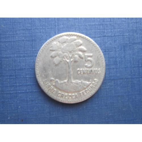 Монета 5 сентаво Гватемала 1970
