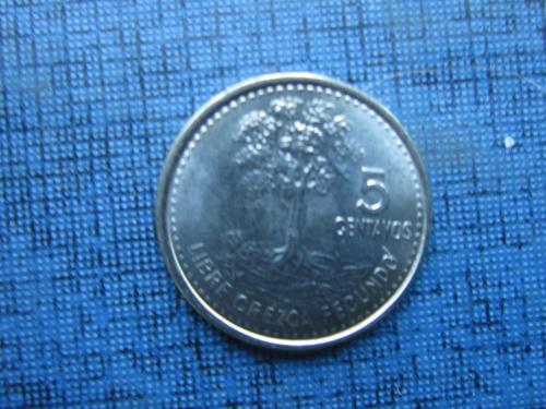 Монета 5 сентаво Гватемала 2014 состояние