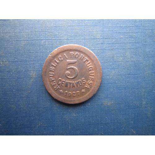 Монета 5 сентаво Португалія 1927