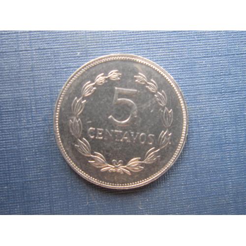 Монета 5 сентаво Сальвадор 1987