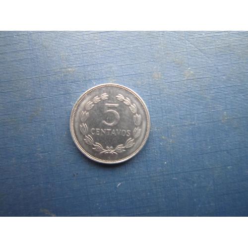 Монета 5 сентаво Сальвадор 1999