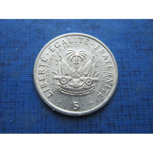 Монета 5 сентимо Гаити 1975 ФАО