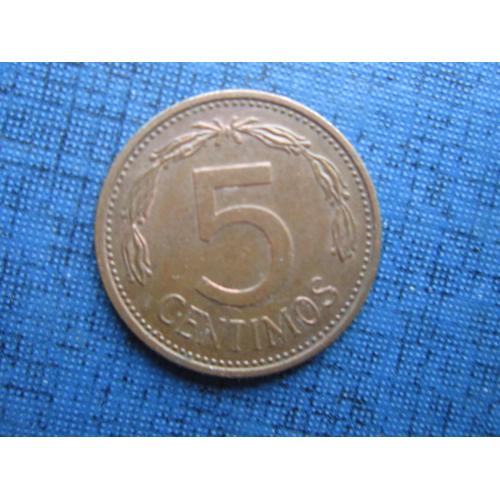 Монета 5 сентимо Венесуэла 1977