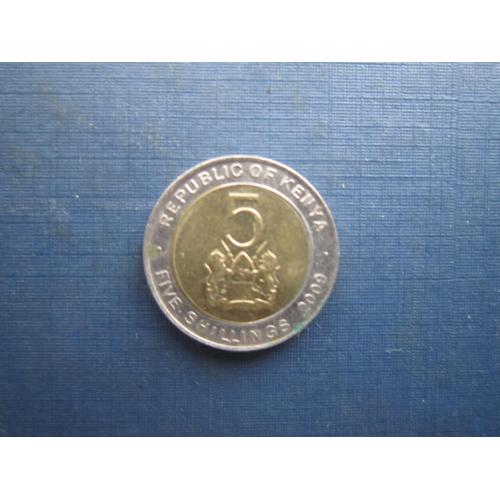 Монета 5 шилінгів Кенія 2009