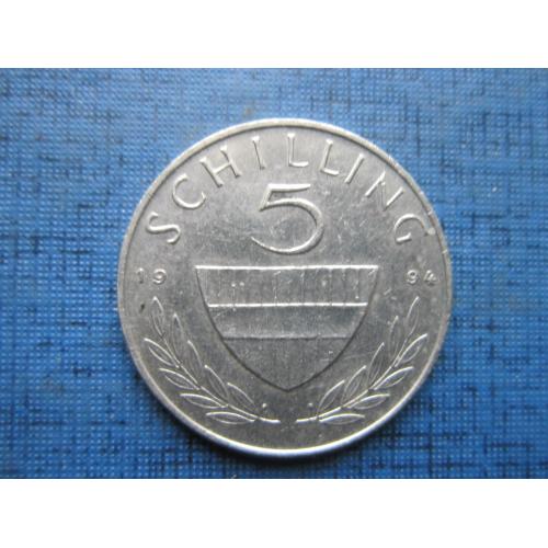Монета 5 шиллингов Австрия 1994