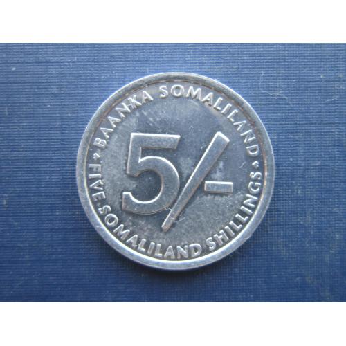 Монета 5 шиллингов Сомалиленд Сомали 2002 Ричард Френсис Бертон