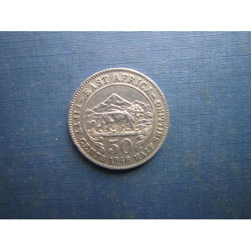 Монета 50 центів Британська Східна Африка 1948