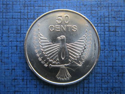 Монета 50 центов Соломоновы острова Британская колония 2012