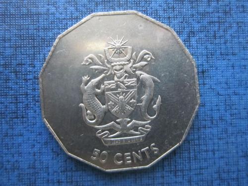 Монета 50 центов Соломоновы острова Британские 2005