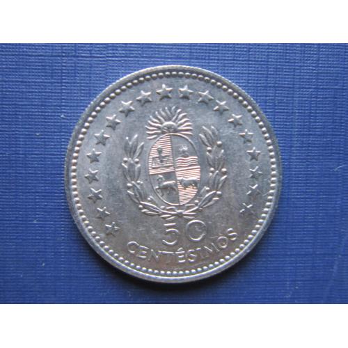 Монета  50 чентезимо Уругвай 1960
