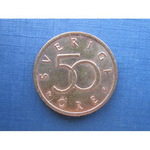 Монета 50 эре Швеция 2003