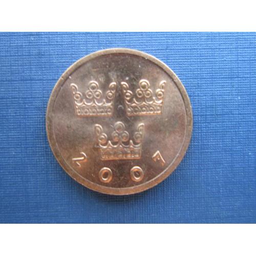 Монета 50 эре Швеция 2007