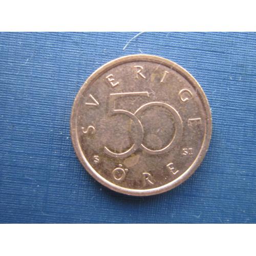 Монета 50 эре Швеция 2008
