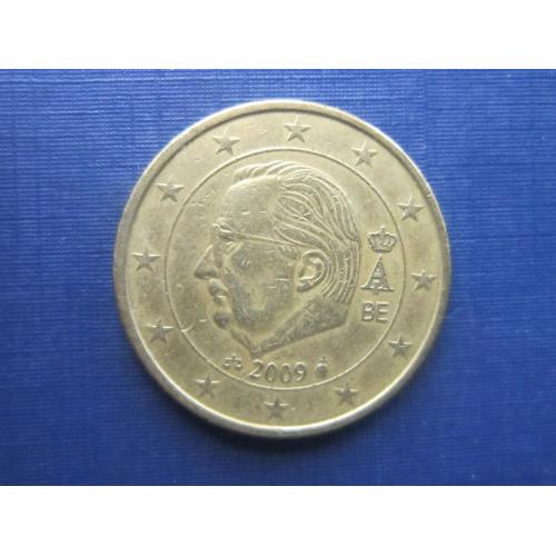 Монета 50 евроцентов Бельгия 2009