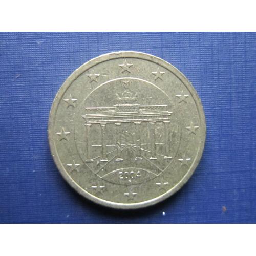 Монета 50 евроцентов Германия 2004 F