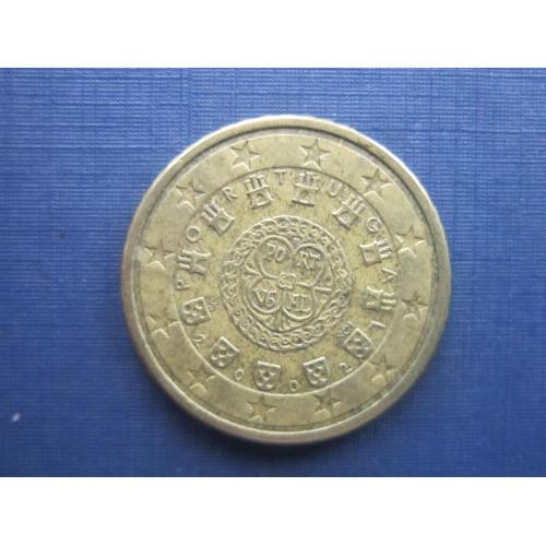 Монета 50 евроцентов Португалия 2002