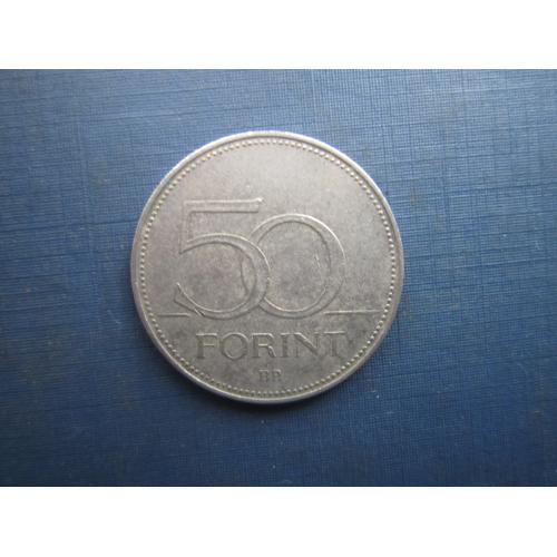 Монета 50 форинтів Угорщина 2007 фауна птах сокіл
