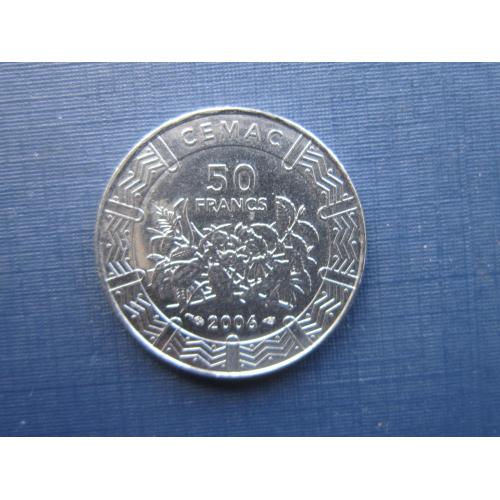 Монета 50 франков КФА Центральная Африка 2006