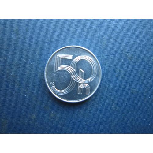 Монета 50 гелерів Чехія 1996