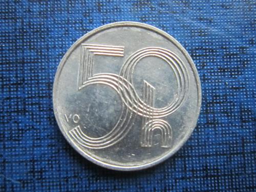 монета 50 геллеров Чехия 2006