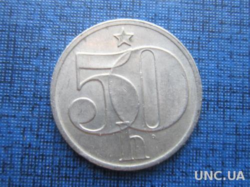 монета 50 геллеров Чехословакия 1979
