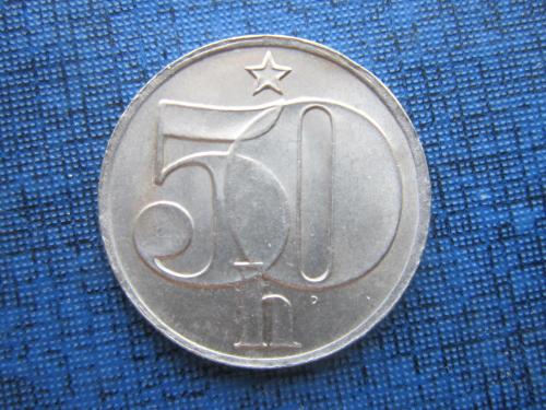Монета 50 геллеров Чехословакия ЧССР 1982