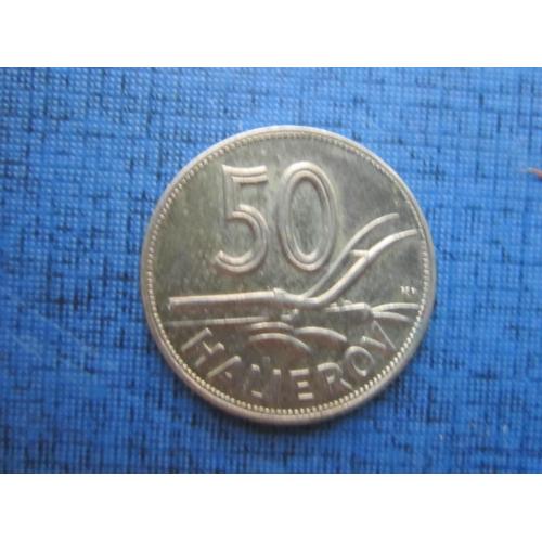 Монета 50 геллеров Словакия 1941 состояние