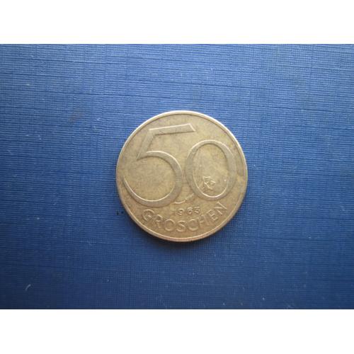 Монета 50 грошен Австрия 1963