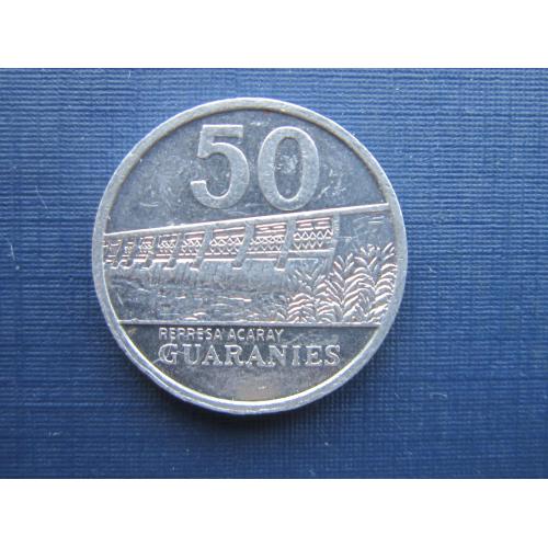 Монета 50 гуарани Парагвай 2016 алюминий