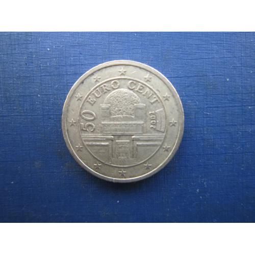 Монета 50 євроцентів Австрія 2002