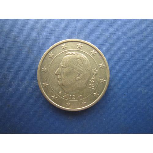 Монета 50 євроцентів Бельгія 2012