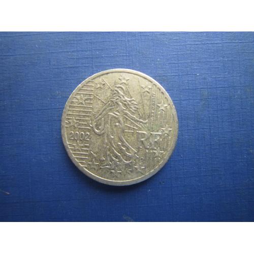 Монета 50 євроцентів Франція 2002