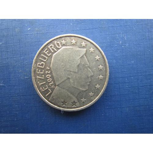 Монета 50 євроцентів Люксембург 2002