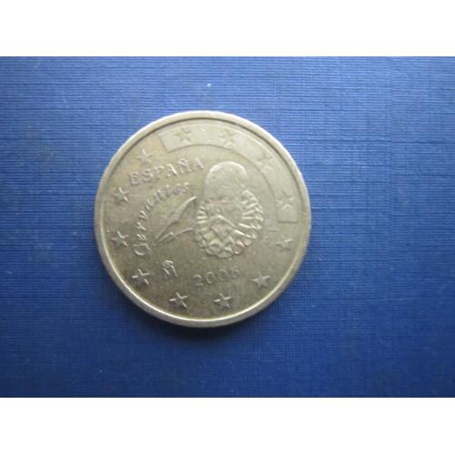 Монета 50 євроцентів Іспанія 2006
