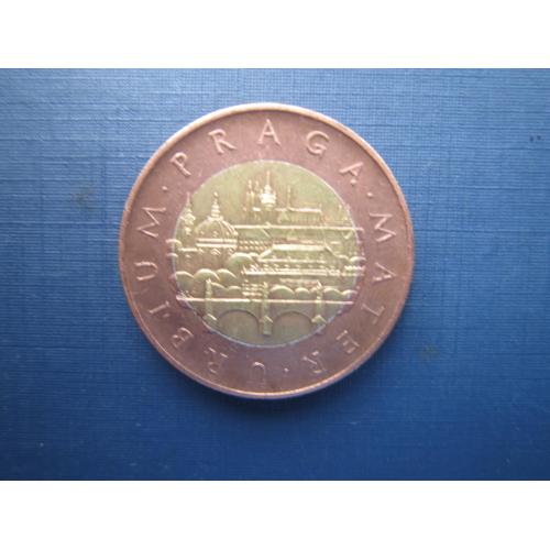 Монета 50 крон Чехия 2008 Карлов мост Прага